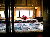 Its a great bedroom and a comfortable bed with plenty of cupboard space.